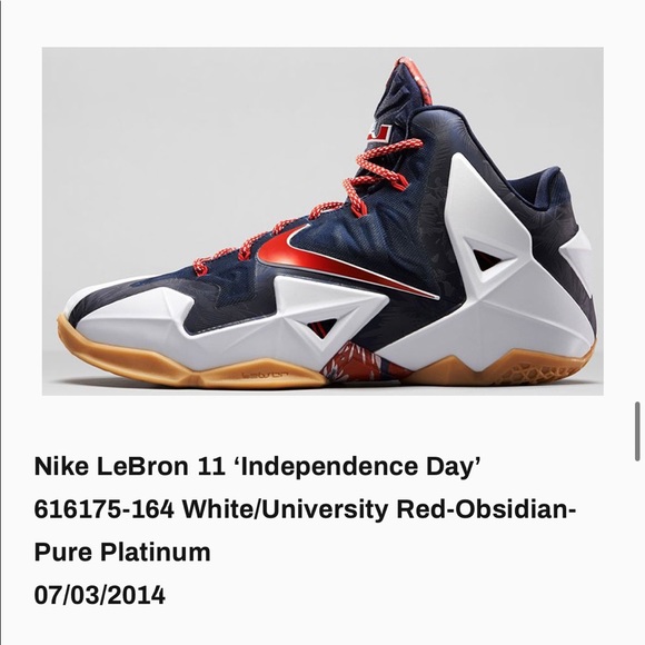 lebron 11 independence day
